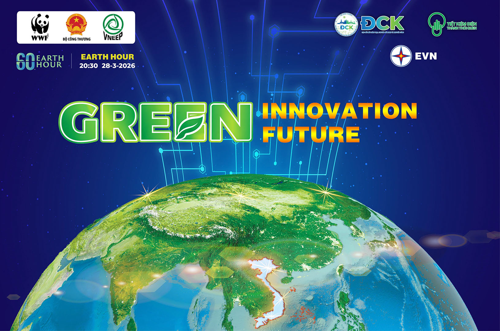 EVN and its units actively respond to Earth Hour 2026 campaign